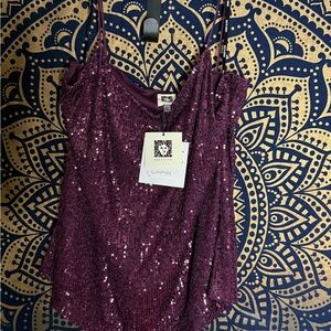 Anne Klein Sparkling Purple Camisole